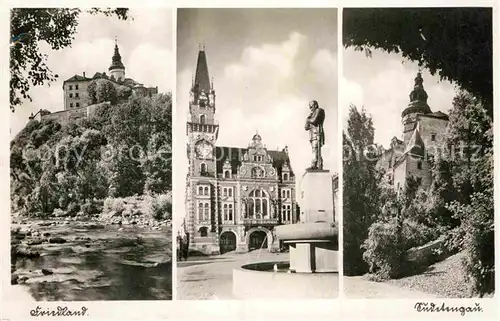 AK / Ansichtskarte Friedland Boehmen Historische Wallensteinstadt Burg Schloss Kat. Frydlant