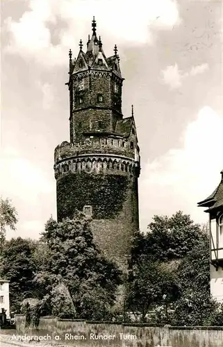 AK / Ansichtskarte Andernach Rhein Runder Turm Kat. Andernach