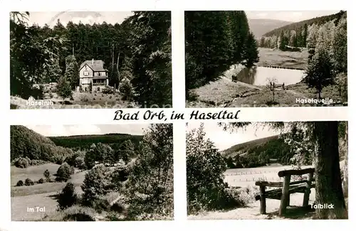 AK / Ansichtskarte Bad Orb im Haseltal Haselruh Haselquelle Talblick Kat. Bad Orb