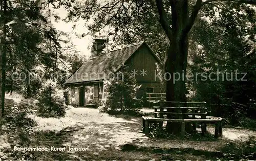 AK / Ansichtskarte Jonsdorf Bergschmiede Zittauer Gebirge Kat. Kurort Jonsdorf