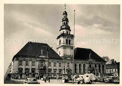 AK / Ansichtskarte Mannheim Altes Rathaus Untere Pfarrkirche  Kat. Mannheim