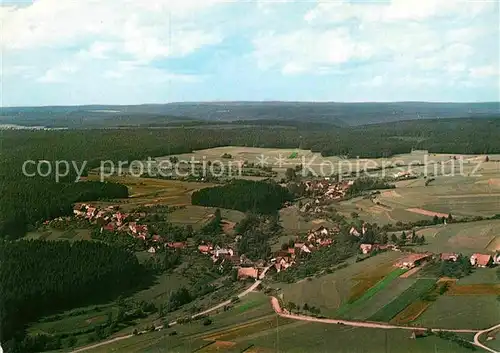 AK / Ansichtskarte Untermusbach Freudenstadt Fliegeraufnahme Kat. Freudenstadt