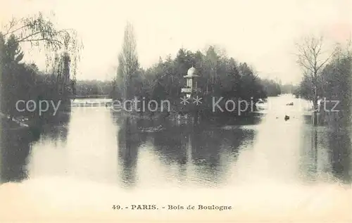 AK / Ansichtskarte Paris Bois de Boulogne Kat. Paris