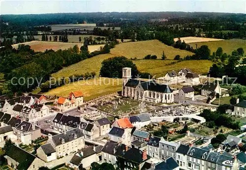 AK / Ansichtskarte La Cambe Fliegeraufnahme Kirche Kat. La Cambe