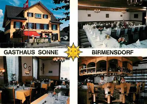 AK / Ansichtskarte Birmensdorf Gasthaus Sonne Kat. Birmensdorf