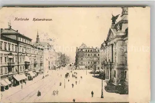 AK / Ansichtskarte Karlsruhe Baden Kaiserstrasse