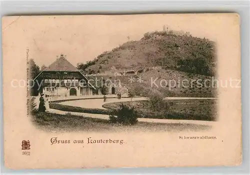 AK / Ansichtskarte Karlsruhe Baden Lauterberg Schwarzwaldhaus