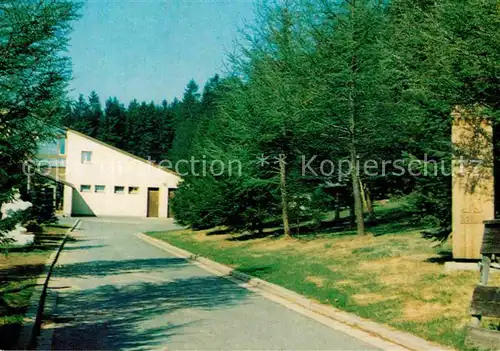 AK / Ansichtskarte Weissenstadt Schullandheim Eingang Kat. Weissenstadt
