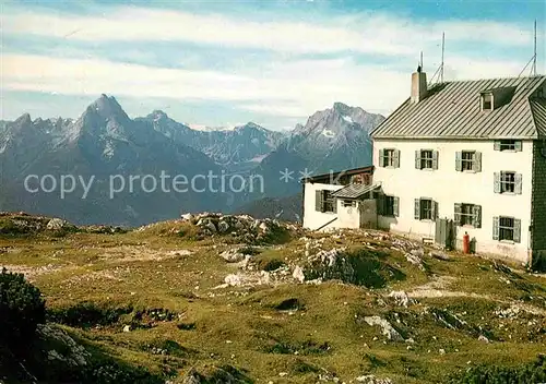 AK / Ansichtskarte Untersberg Stoehrhaus mit Watzmann und Hochkalter Kat. Salzburg