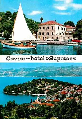 AK / Ansichtskarte Cavtat Dalmatien Hotel Supetar Fliegeraufnahme Kat. Kroatien