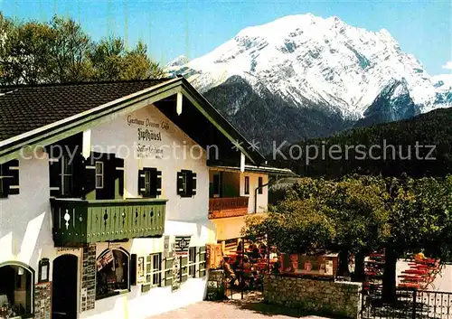 AK / Ansichtskarte Ramsau Berchtesgaden Berggasthof und Pension Zipfhaeusl Kat. Ramsau b.Berchtesgaden