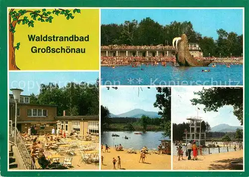 AK / Ansichtskarte Grossschoenau Waldviertel Waldstrandbad Teilansichten Kat. Grossschoenau