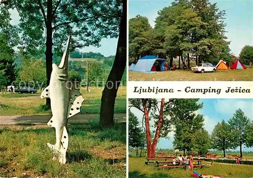 AK / Ansichtskarte Ljubljana Camping Jezica Restauracija Minigolf Kat. Ljubljana