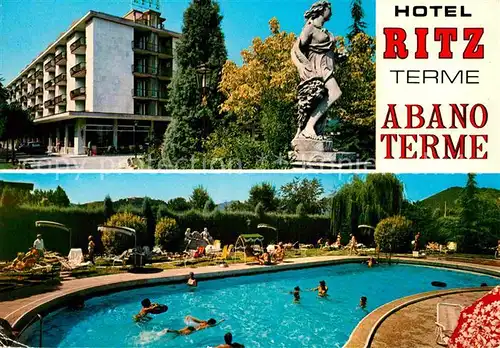 AK / Ansichtskarte Abano Terme Hotel Ritz Terme Swimmingpool Kat. Abano Terme