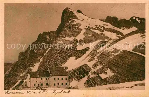 AK / Ansichtskarte Riemannhaus Berghaus Berchtesgadener Alpen Kat. 