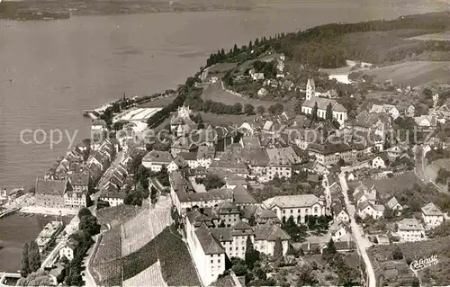 AK / Ansichtskarte Meersburg Bodensee Fliegeraufnahme Kat. Meersburg