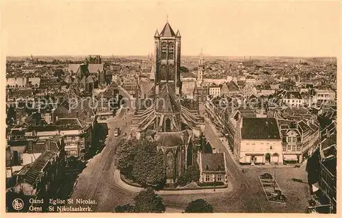 AK / Ansichtskarte Gand Belgien Eglise St Nicolas Kat. Gent Flandern