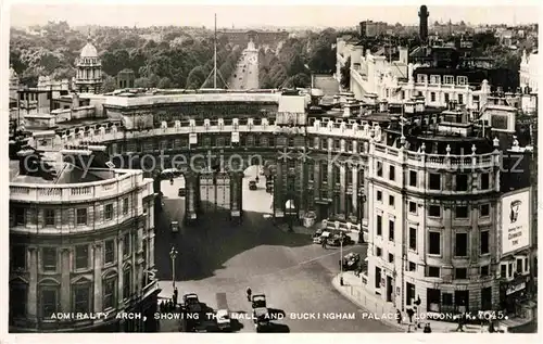 AK / Ansichtskarte London Buckingham Palace Admirals Boegen Kat. City of London