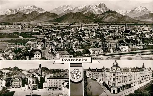 AK / Ansichtskarte Rosenheim Bayern Panorama  Kat. Rosenheim