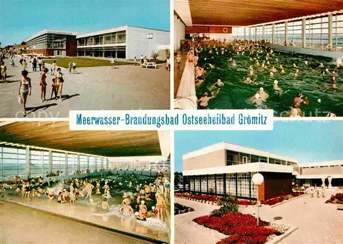 AK / Ansichtskarte Groemitz Ostseebad Meerwasser Brandungsbad  Kat. Groemitz