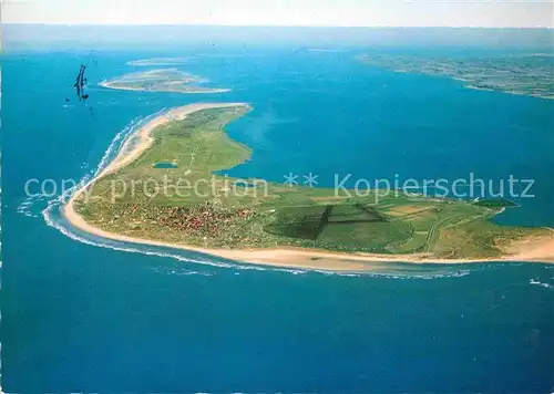 AK / Ansichtskarte Langeoog Nordseebad Fliegeraufnahme Insel Spiekeroog Wangerooge  Kat. Langeoog