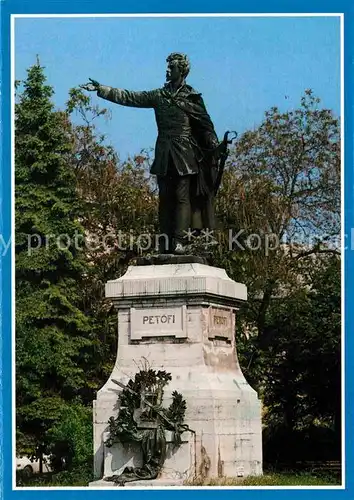 AK / Ansichtskarte Kiskunfelegyhaza Petoefi Denkmal  Kat. Ungarn