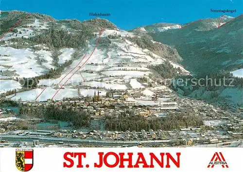 AK / Ansichtskarte St Johann Pongau Drei Taeler Schischaukel Kat. 