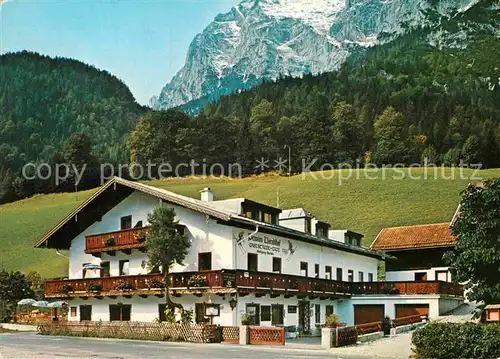 AK / Ansichtskarte Ramsau Berchtesgaden Pension Woerndlhof Kat. Ramsau b.Berchtesgaden
