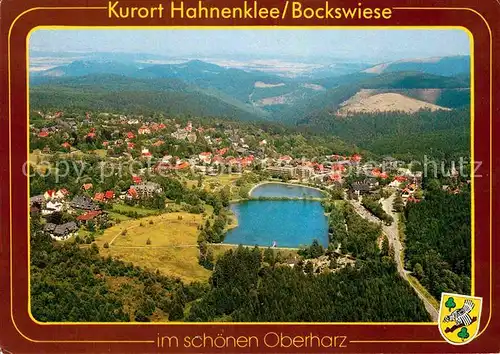 AK / Ansichtskarte Hahnenklee Bockswiese Harz Fliegeraufnahme Kat. Goslar