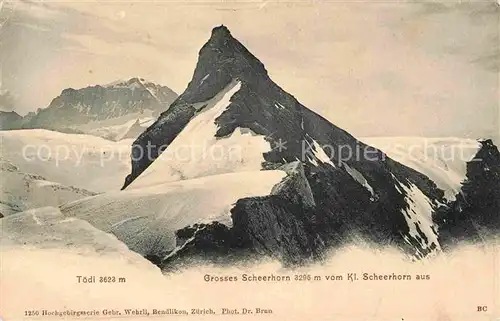 AK / Ansichtskarte Scheerhorn Berg Grosses und Kleines Scheerhorn Gebirgspanorama Alpen Kat. Klausen