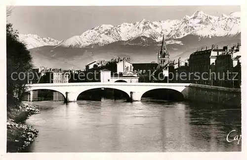 AK / Ansichtskarte Grenoble Marius Gontard Bruecke Alpen Kat. Grenoble