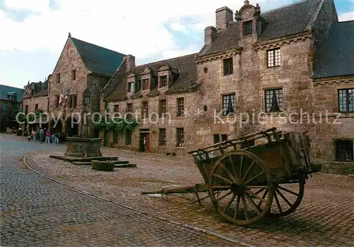 AK / Ansichtskarte Locronan Place amenagee Film Chouans de Philippe de Broca Kat. Locronan