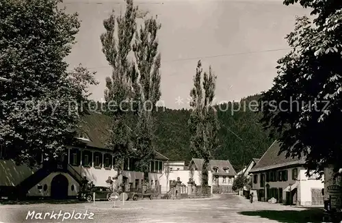 AK / Ansichtskarte Zell Harmersbach Marktplatz Kat. Zell am Harmersbach