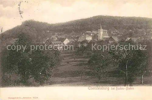 AK / Ansichtskarte Ebersteinburg Panorama Kat. Baden Baden