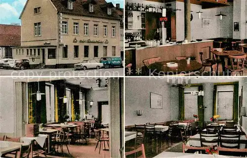 AK / Ansichtskarte Knielingen Restaurant Zur Rheinbruecke Gastraum Theke Kat. Karlsruhe