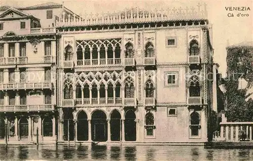 AK / Ansichtskarte Venezia Venedig Ca d oro Palast am Canal Grande Kat. 