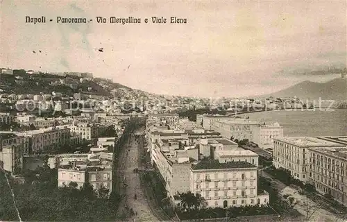 AK / Ansichtskarte Napoli Neapel Panorama Via Mergellina e Viale Elena Kat. Napoli