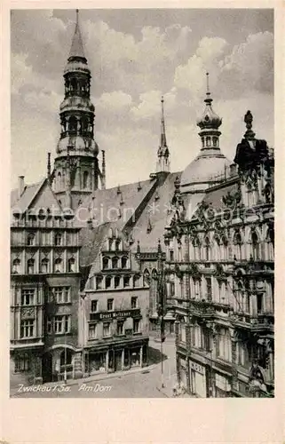 AK / Ansichtskarte Zwickau Sachsen Altstadt mit Dom Kat. Zwickau