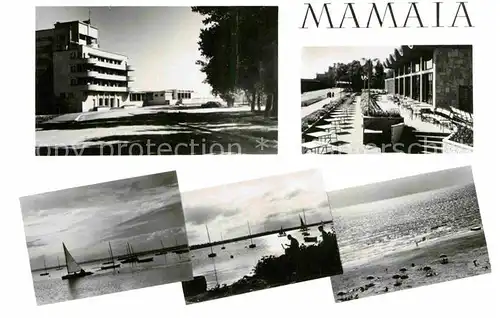 AK / Ansichtskarte Mamaia Hotel Restaurant Terrasse Strand Segeln Kat. Rumaenien