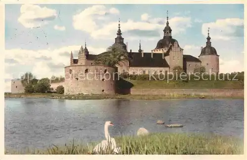 AK / Ansichtskarte Kalmar Slot Schloss Schwan Kat. Kalmar