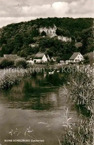 AK / Ansichtskarte Anhausen Hayingen Ruine Schuelzburg im Lautertal