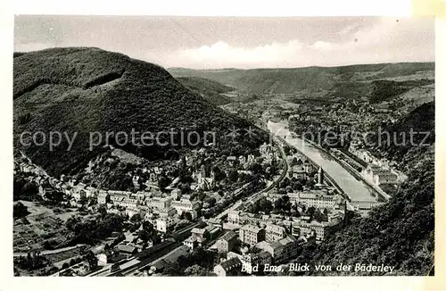 AK / Ansichtskarte Bad Ems Panorama Blick von der Baederley Kat. Bad Ems