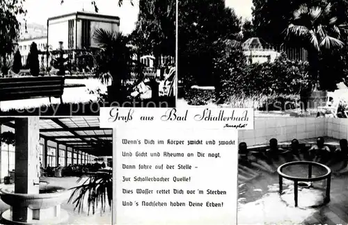 AK / Ansichtskarte Bad Schallerbach Kurhaus Quelle Kuranwendung Kat. Bad Schallerbach