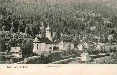 AK / Ansichtskarte Triberg Schwarzwald Wallfahrtskirche Kat. Triberg im Schwarzwald