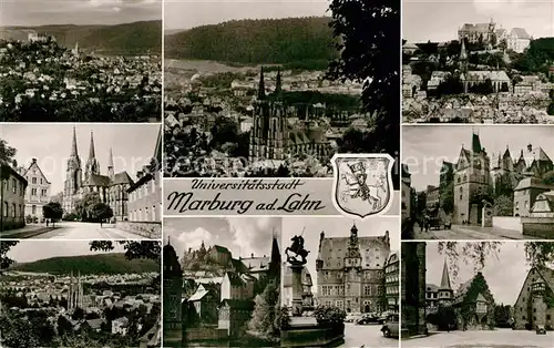 AK / Ansichtskarte Marburg Lahn Stadtansichten Kat. Marburg