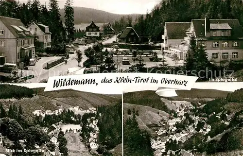 AK / Ansichtskarte Wildemann Spiegeltal Panorama Kat. Wildemann Harz