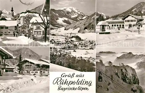 AK / Ansichtskarte Ruhpolding Panoramen Winterlandschaften Kat. Ruhpolding