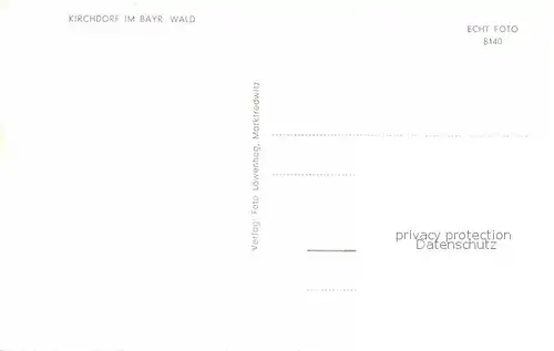 AK / Ansichtskarte Kirchdorf Wald Panorama Kat. Kirchdorf i.Wald