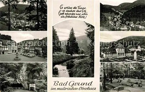 AK / Ansichtskarte Grund Harz Bad Panoramen Kat. Bad Grund (Harz)