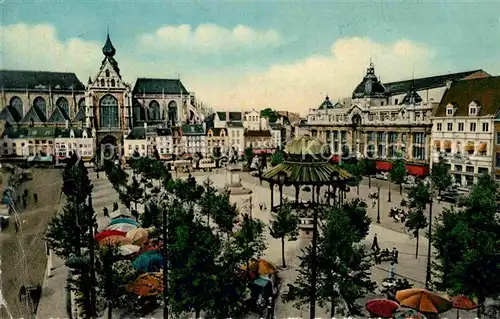 AK / Ansichtskarte Antwerpen Anvers Monument Rubens Marktplatz Kat. 
